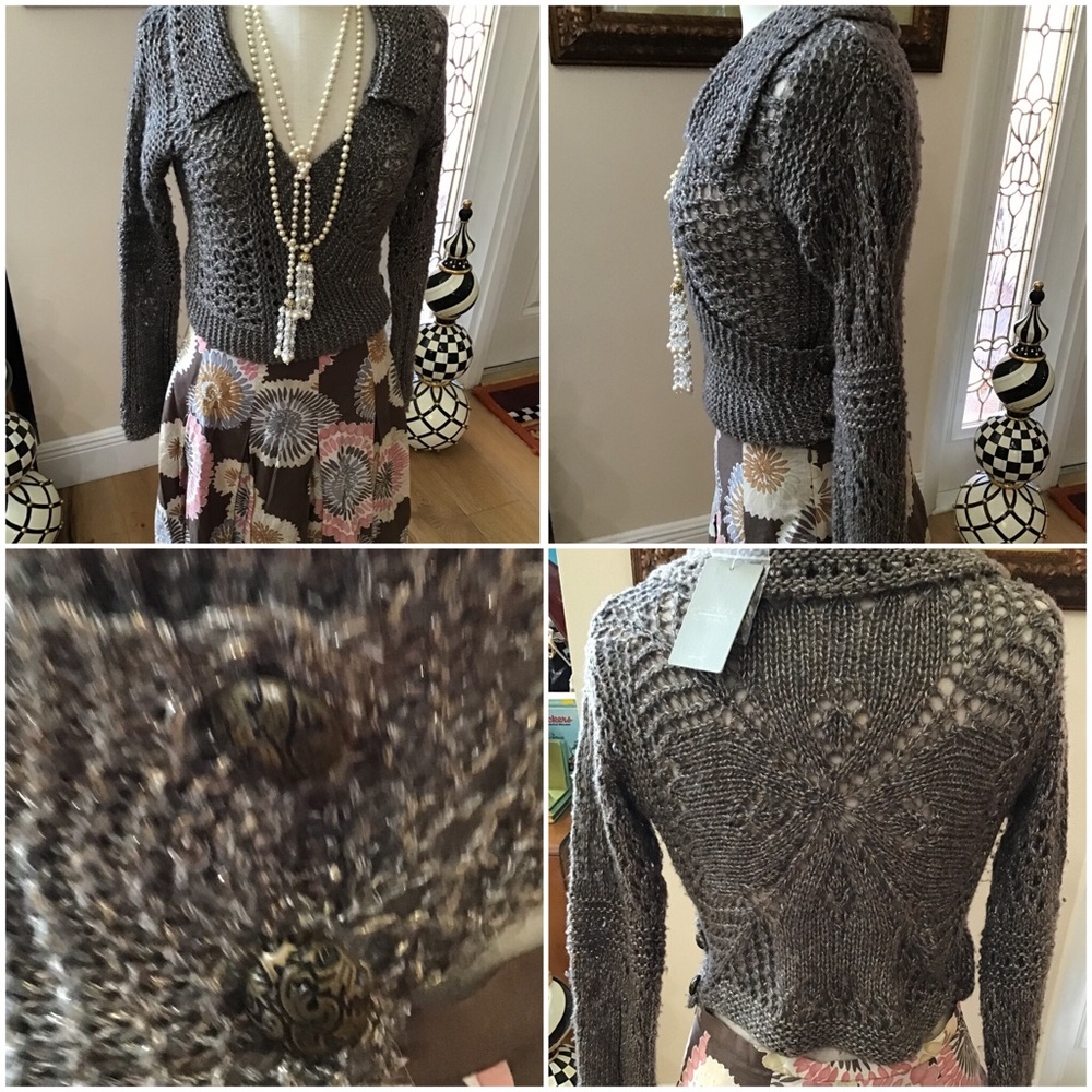 Anthropologie wrap sweater - Picture 2 of 4